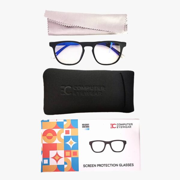 computer eyewear black packaging